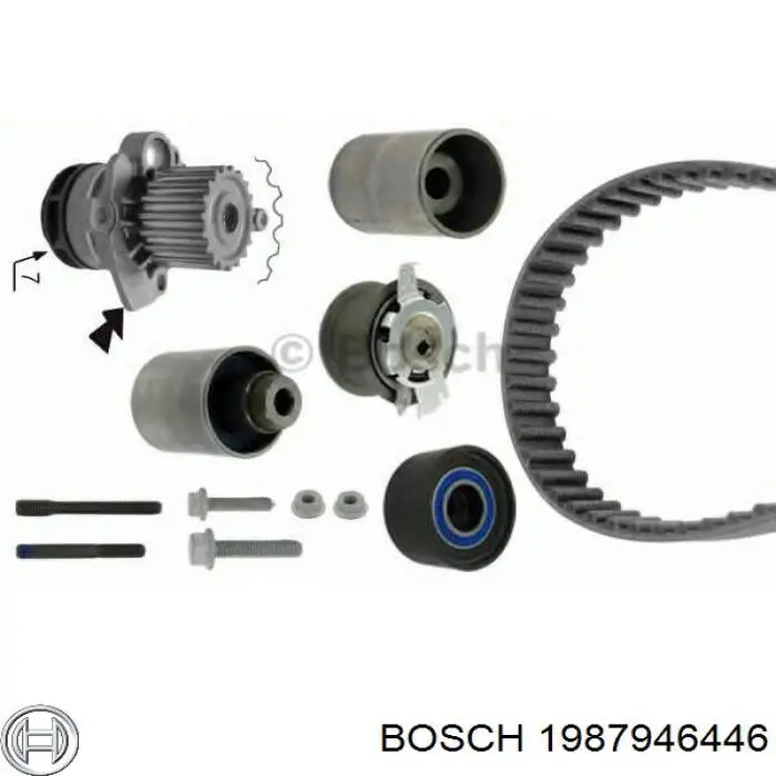 Комплект ремня ГРМ 1987946446 Bosch