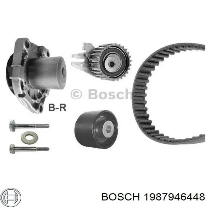 Ремень ГРМ, комплект Bosch 1987946448