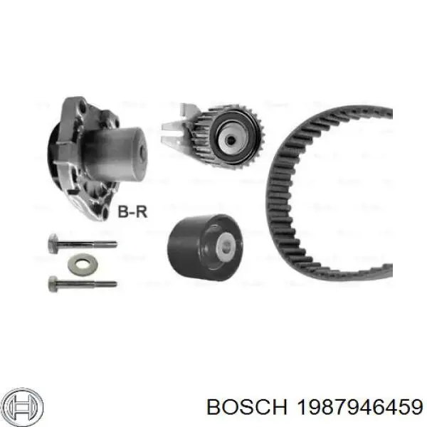 1987946459 Bosch correia do mecanismo de distribuição de gás, kit