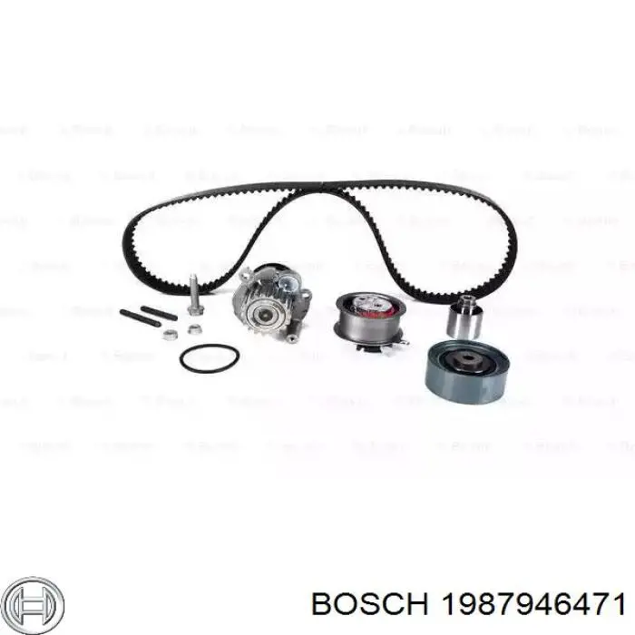 1987946471 Bosch correia do mecanismo de distribuição de gás, kit
