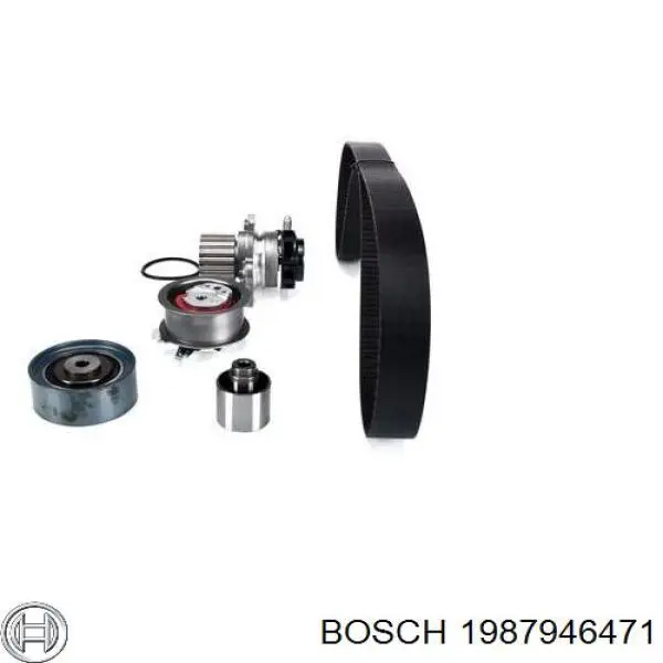 Ремень ГРМ, комплект Bosch 1987946471