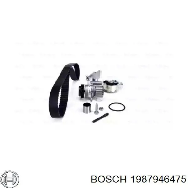 1987946475 Bosch correia do mecanismo de distribuição de gás, kit