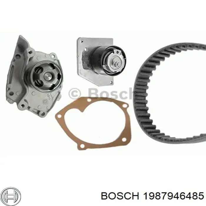 1987946485 Bosch correia do mecanismo de distribuição de gás, kit