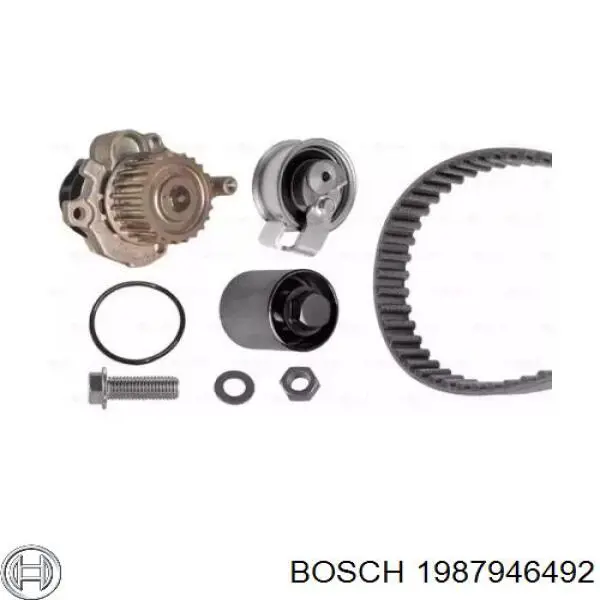 1987946492 Bosch correia do mecanismo de distribuição de gás, kit