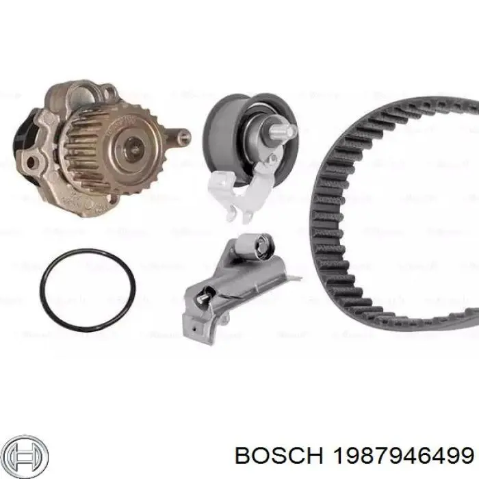 1987946499 Bosch correia do mecanismo de distribuição de gás, kit