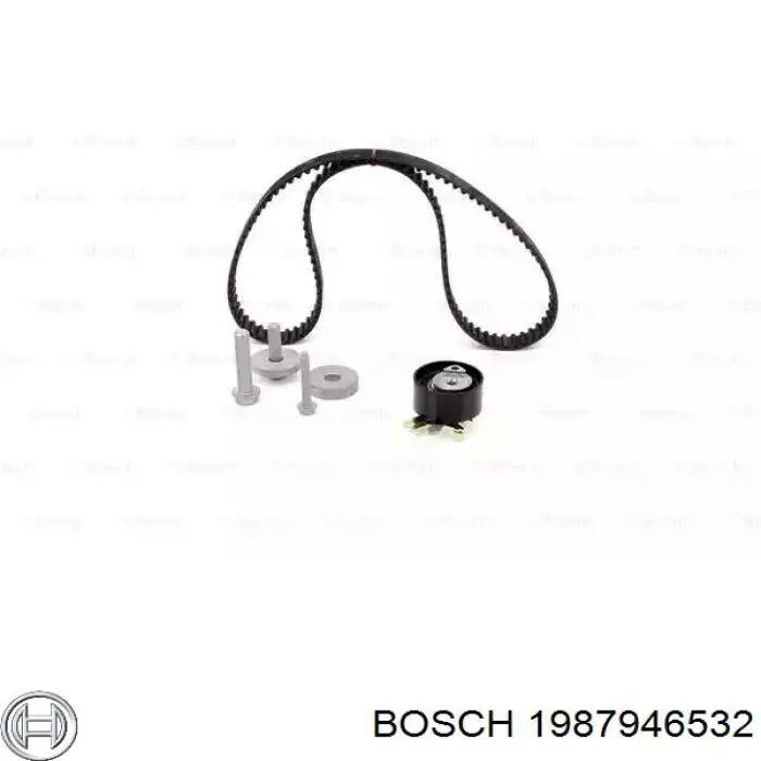 1987946532 Bosch correia do mecanismo de distribuição de gás, kit