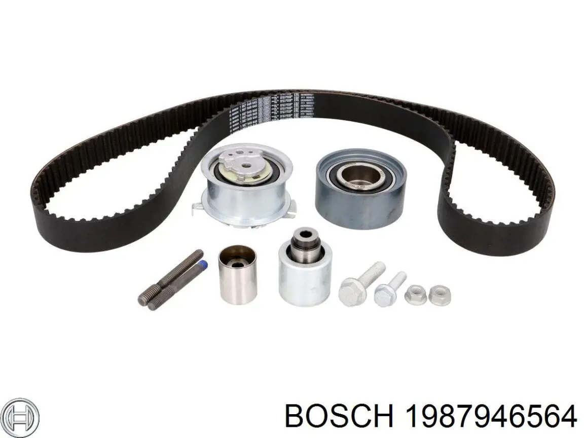 1987946564 Bosch correia do mecanismo de distribuição de gás, kit