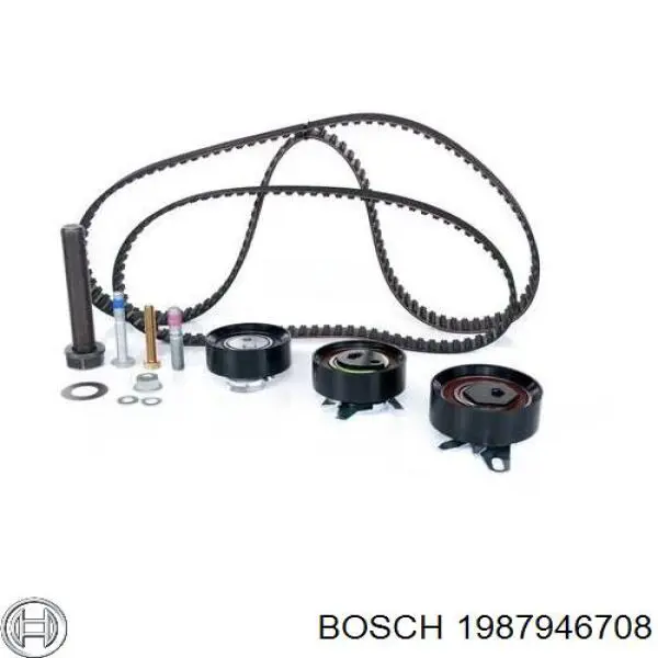 1987946708 Bosch correia do mecanismo de distribuição de gás, kit