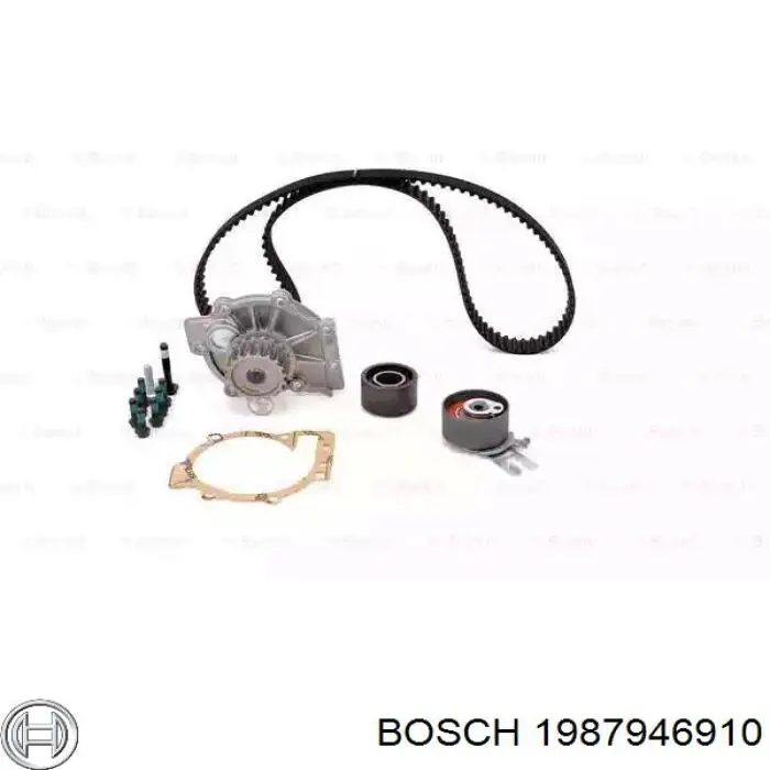 1987946910 Bosch correia do mecanismo de distribuição de gás, kit