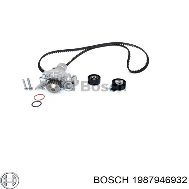 1987946932 Bosch correia do mecanismo de distribuição de gás, kit