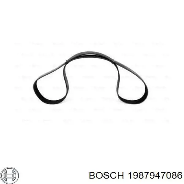 Correa trapezoidal 1987947086 Bosch