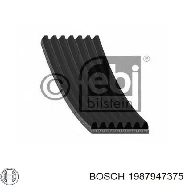 Ремень генератора 1987947375 Bosch