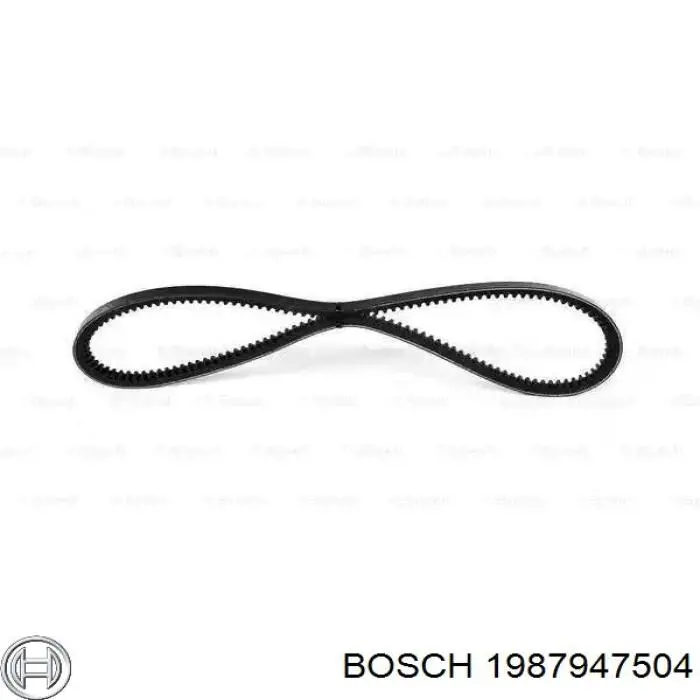 1 987 947 504 Bosch correia dos conjuntos de transmissão