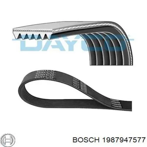 Клиновый ремень Bosch 1987947577 цена, от 9.17 USD
