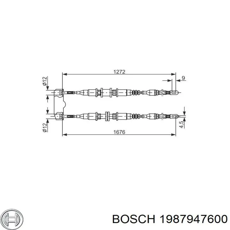Купить 1987947600 Bosch Ремень генератора
