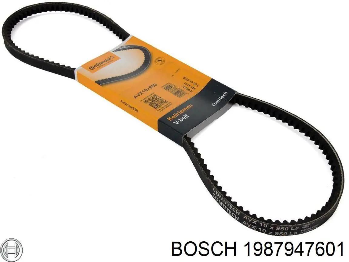 Клиновый ремень Bosch 1987947601 цена, от 2.74 USD
