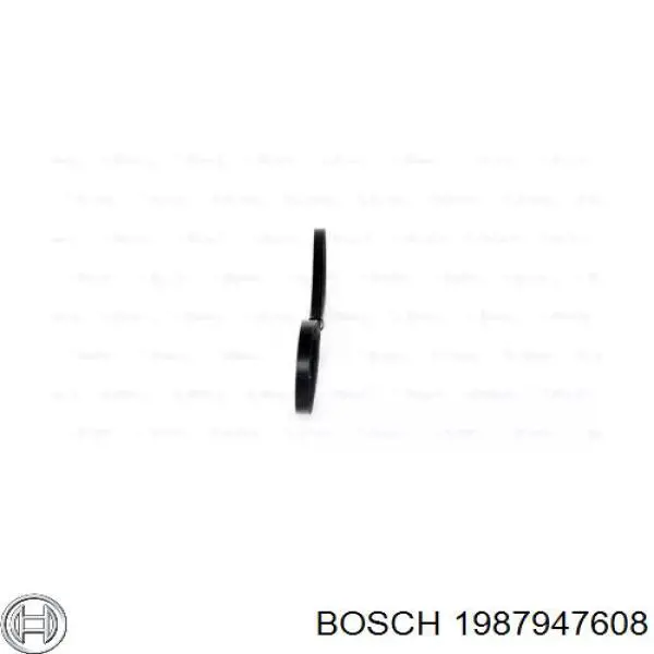 Ремінь приводний, агрегатів 1987947608 Bosch