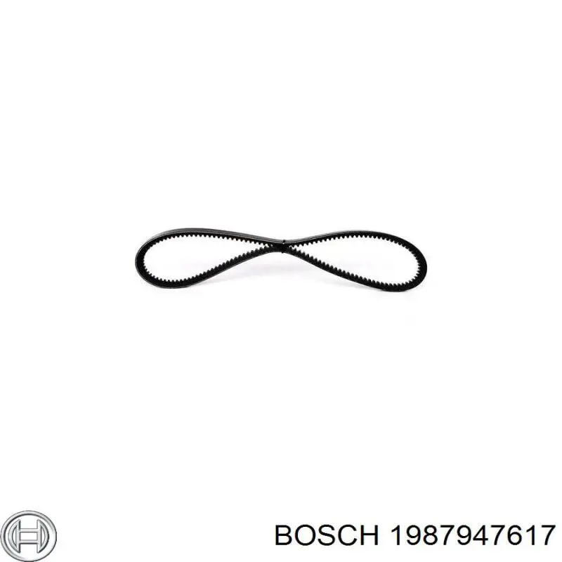 Клиновый ремень Bosch 1987947617 цена, от 4.17 USD