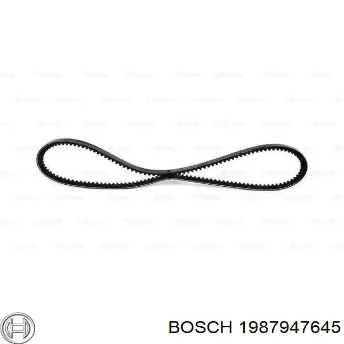 1987947645 Bosch correia dos conjuntos de transmissão