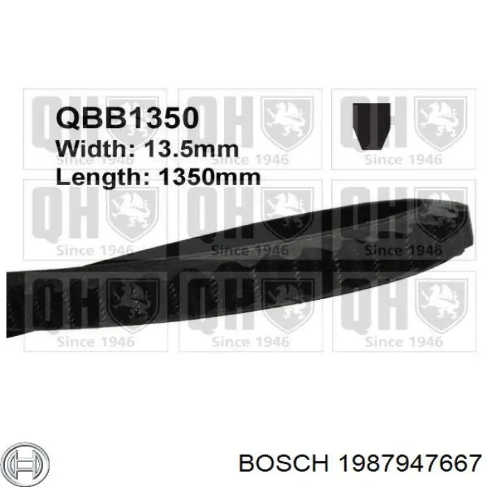 Купить 1987947667 Bosch Ремень генератора