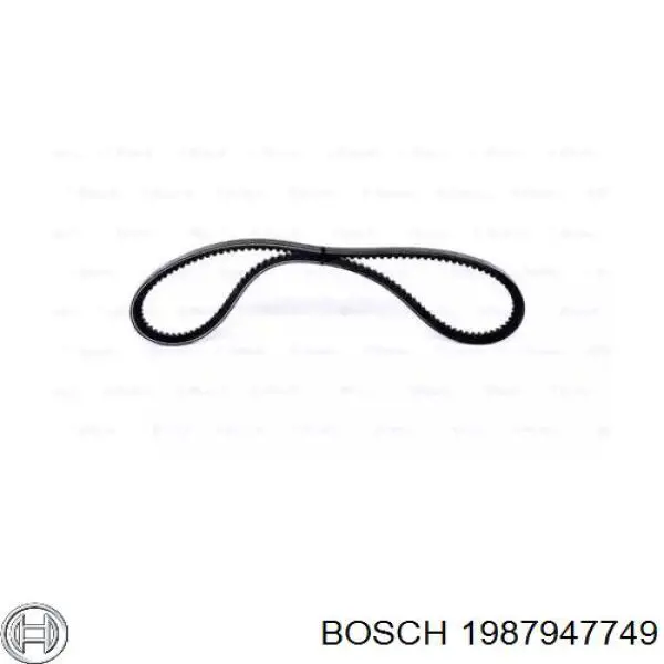 Ремень генератора 1987947749 Bosch