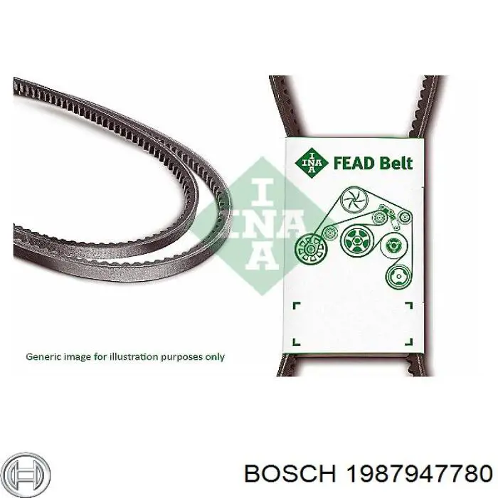1987947780 Bosch Поликлиновый ремень