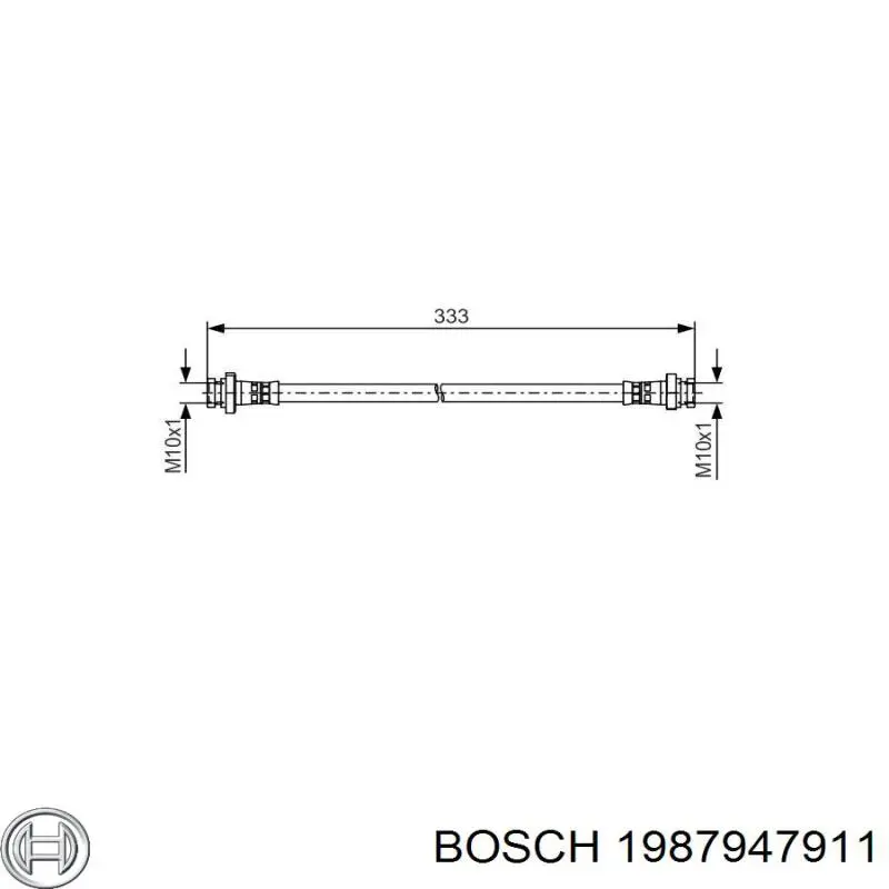 Купить 1987947911 Bosch Ремень генератора