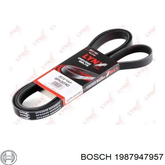 Клиновый ремень Bosch 1987947957 цена, от 10.55 USD