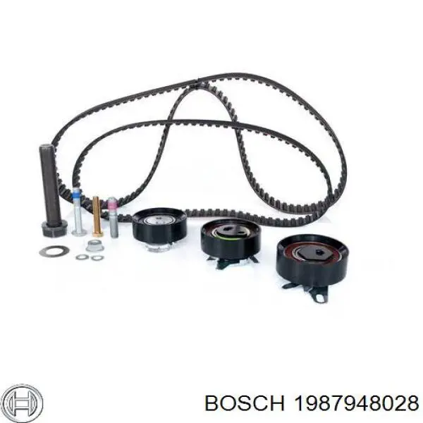Ремень ГРМ, комплект Bosch 1987948028