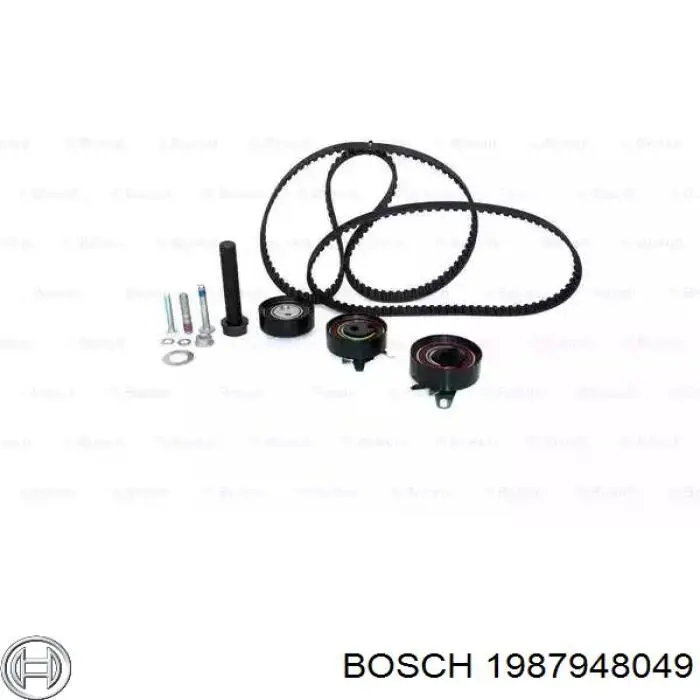 Ремень ГРМ, комплект Bosch 1987948049