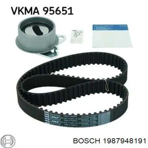 ГРМ ремни, комплект Bosch 1987948191 цена, от 55.78 USD