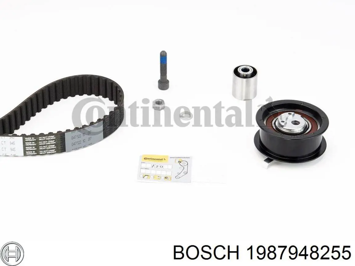 ГРМ ремни, комплект Bosch 1987948255 цена, от 60.47 USD