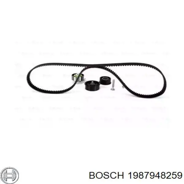 ГРМ ремни, комплект Bosch 1987948259 цена, от 61.49 USD