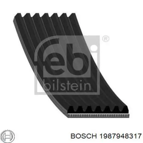 Купить 1987948317 Bosch Ремень генератора