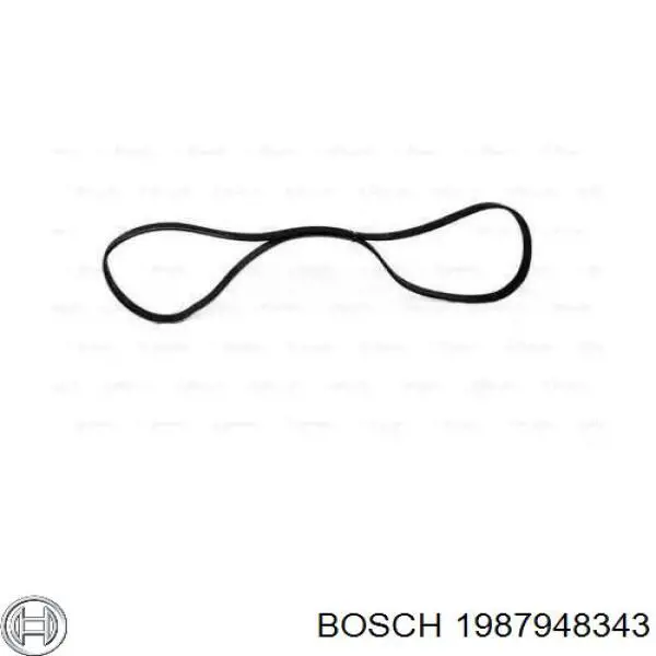 Купить 1987948343 Bosch Ремень генератора