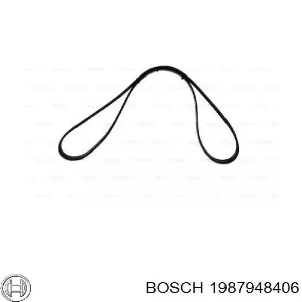Ремень генератора 1987948406 Bosch