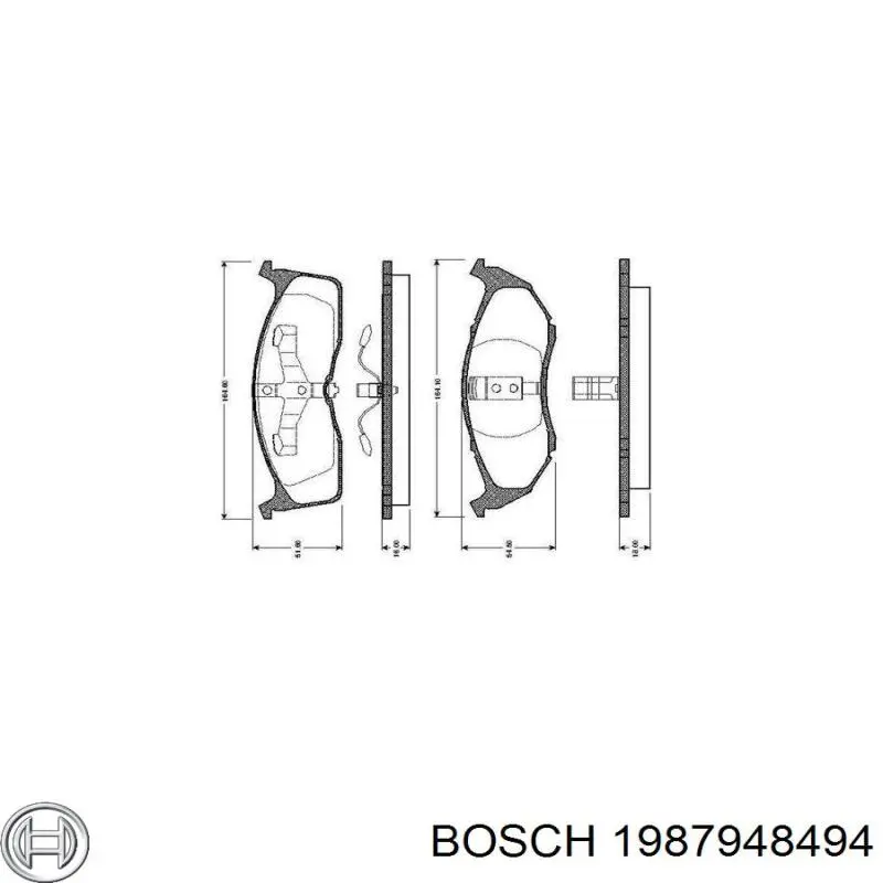Купить 1987948494 Bosch Ремень генератора