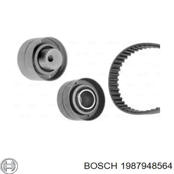 Ремень ГРМ, комплект Bosch 1987948564