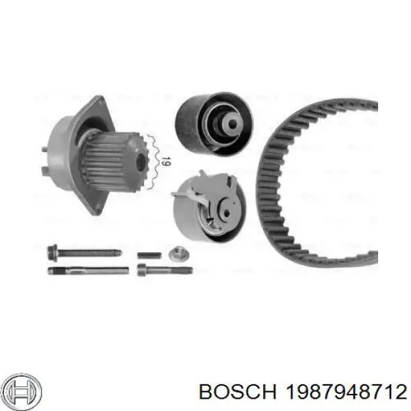 1987948712 Bosch комплект грм