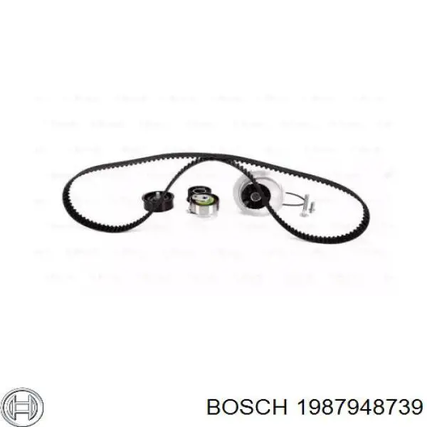 Ремень ГРМ, комплект Bosch 1987948739