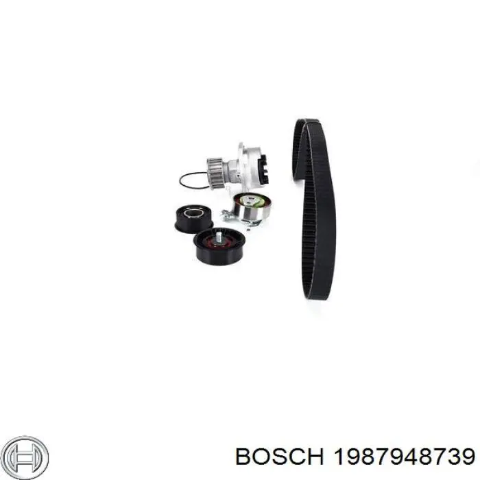 1987948739 Bosch Комплект ремня ГРМ