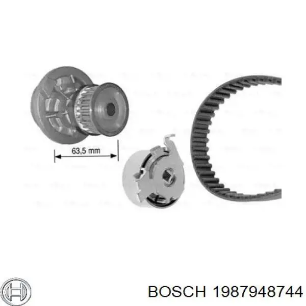 1987948744 Bosch комплект грм