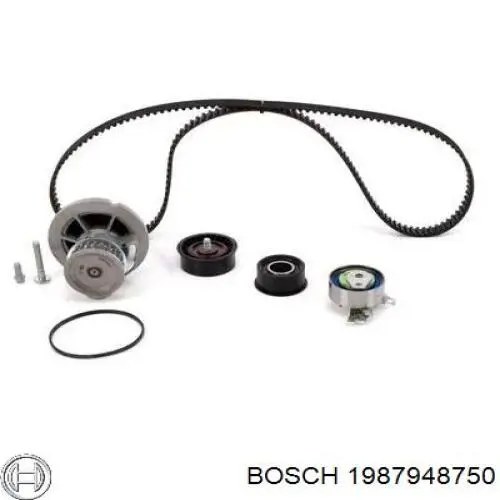 ГРМ ремни, комплект Bosch 1987948750 цена, от 99.13 USD