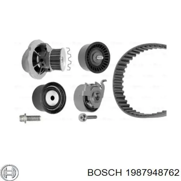 1987948762 Bosch комплект грм