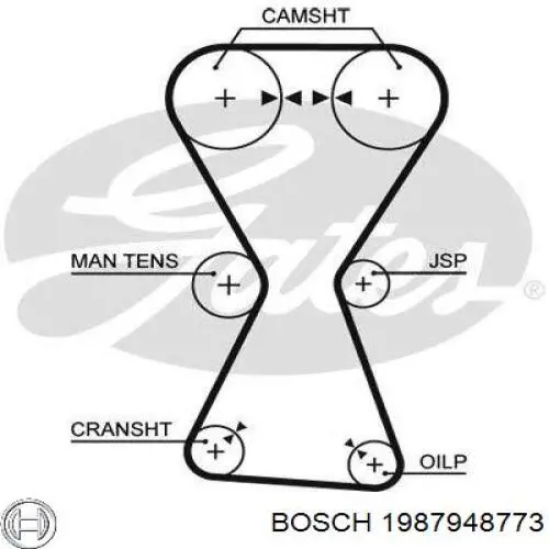 Ремень ГРМ 1987948773 Bosch