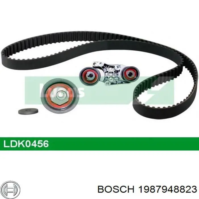 Купить 1987948823 Bosch Ремень газораспределительного механизма