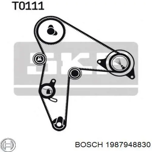Ремень ГРМ 1987948830 Bosch