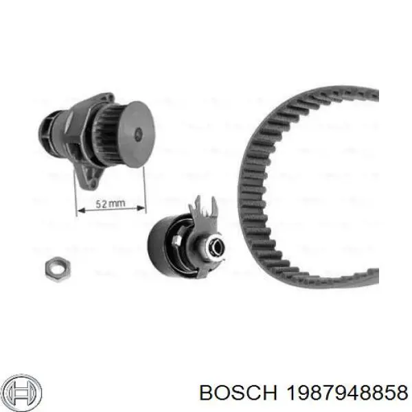 1987948858 Bosch комплект грм