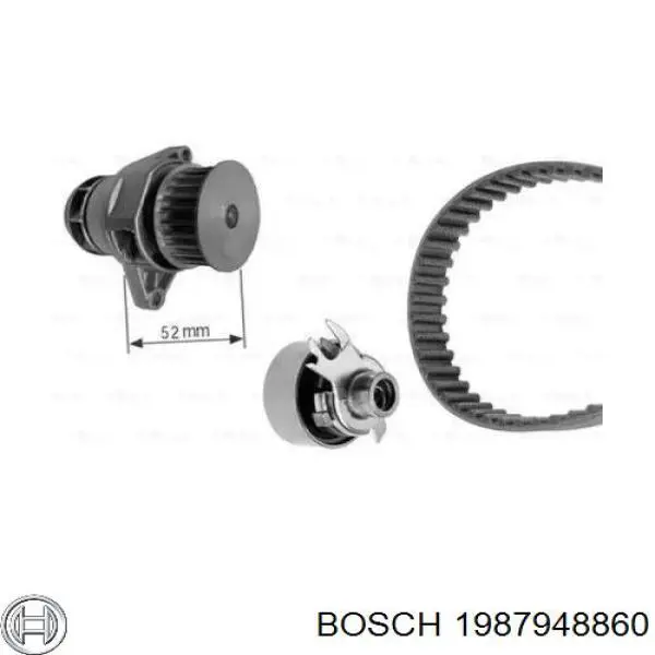 Комплект ремня ГРМ 1987948860 Bosch