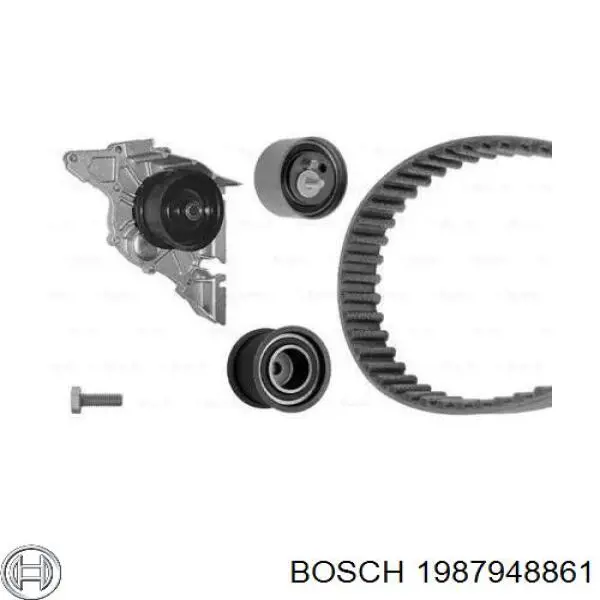 1987948861 Bosch комплект грм